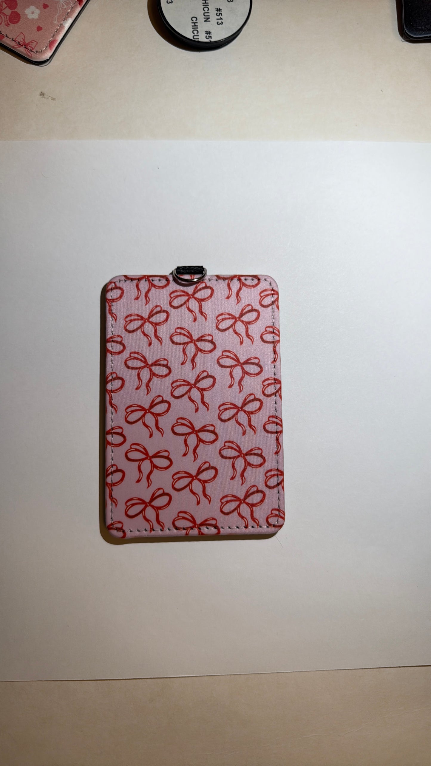 Red Bowlicious Id Card Holder