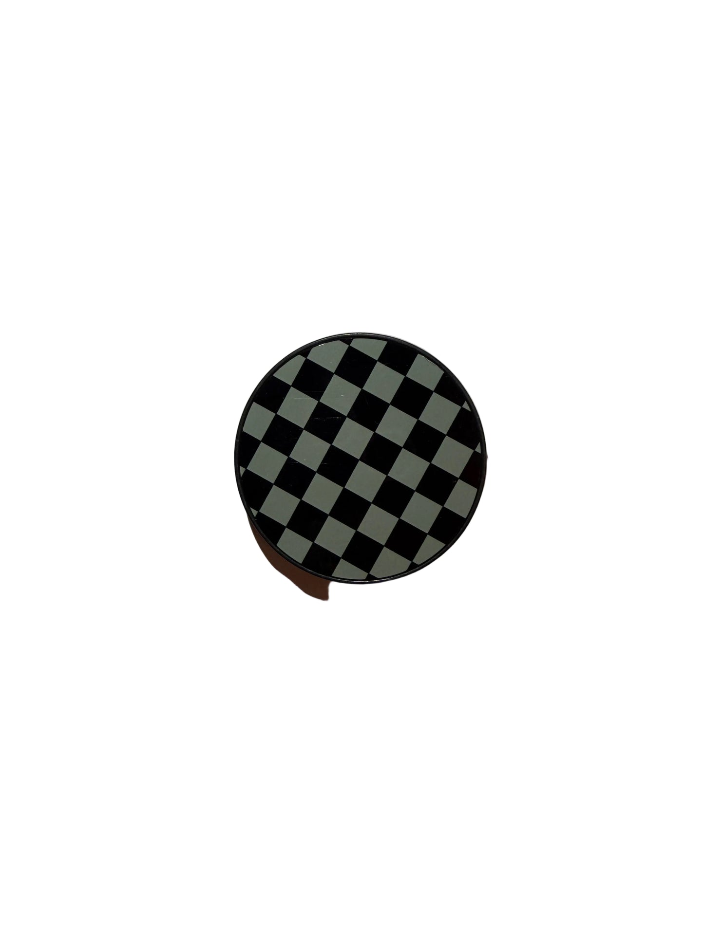 Gray Checkers Phone Grip