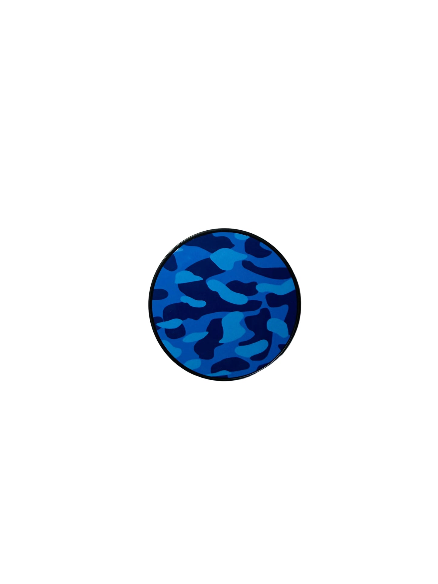 Crazy Blue Camo Phone Grip