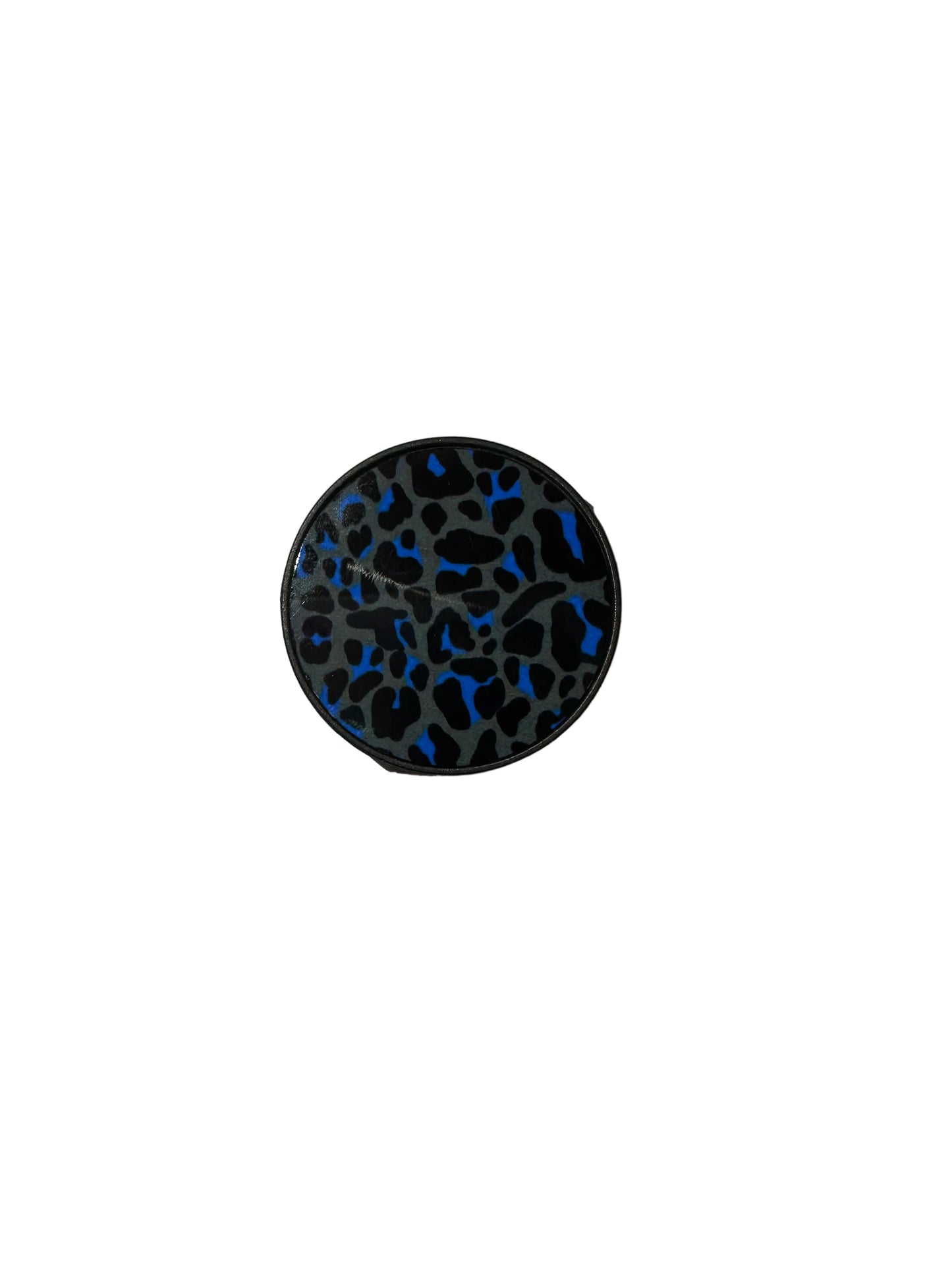 Blue Leopard Phone Grip