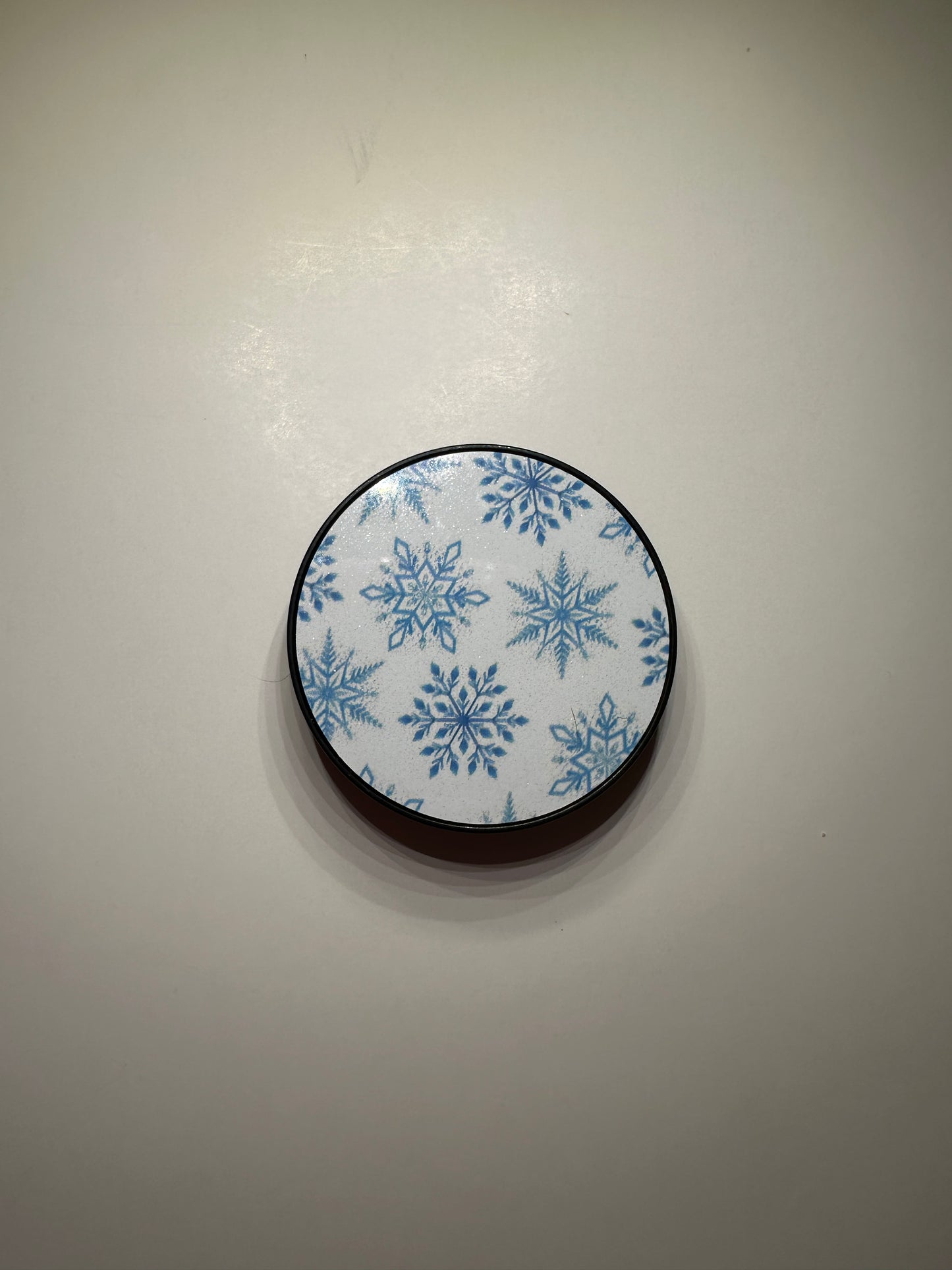 Blue Snowflake Phone Grip