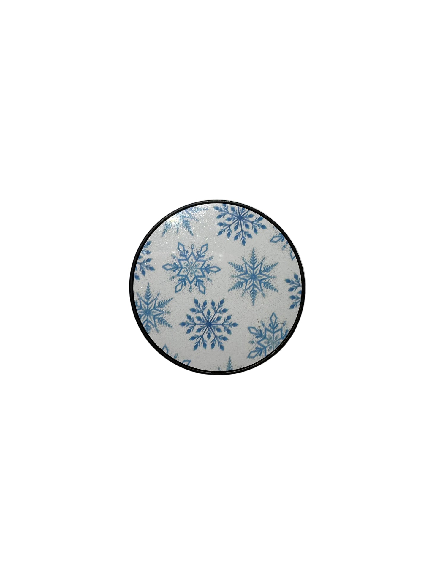 Blue Snowflake Phone Grip