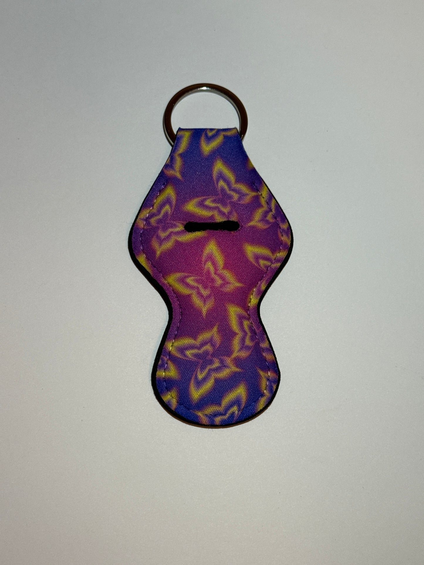 Blue Aura Butterflies Chapstick Holder