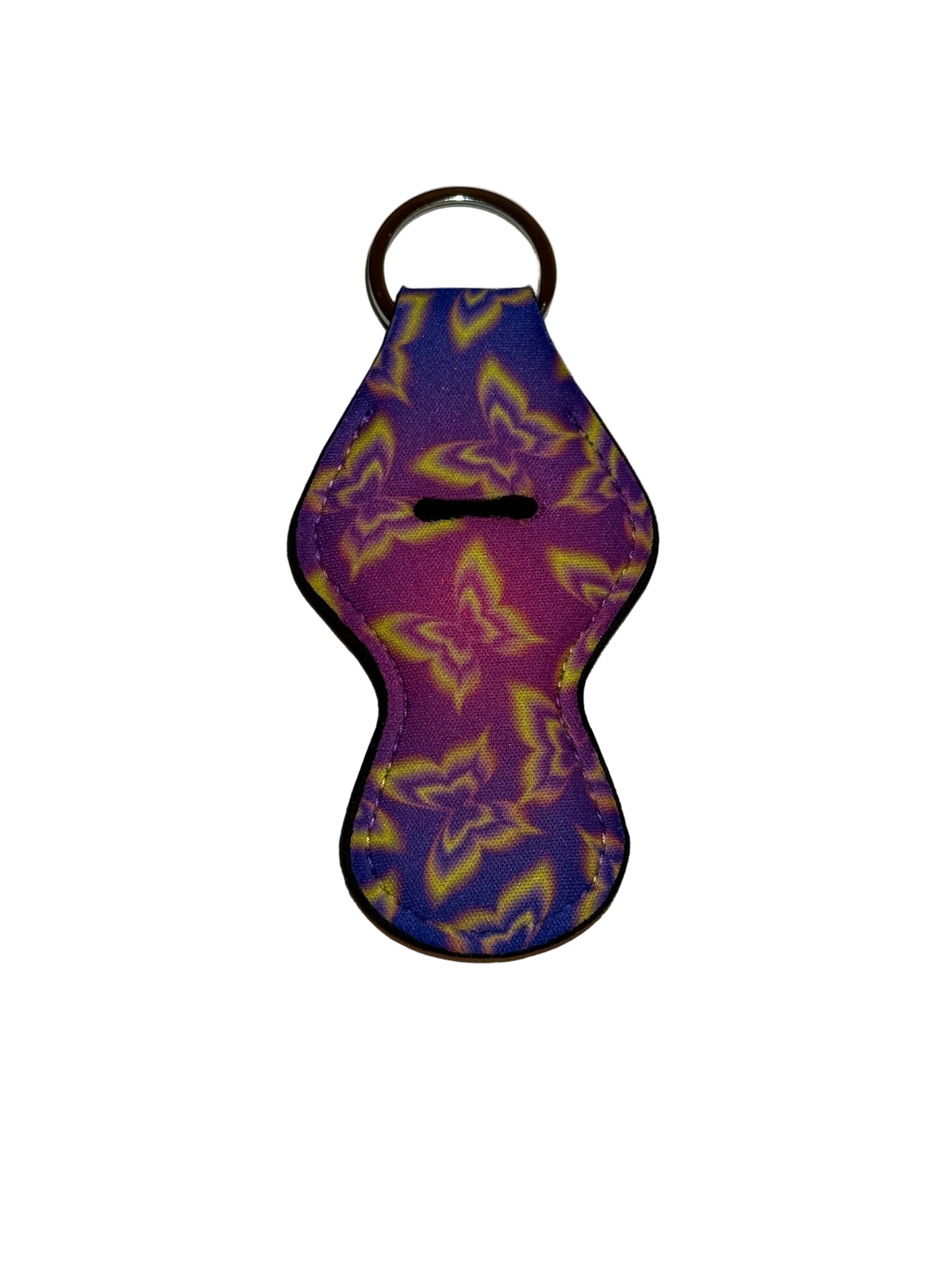 Blue Aura Butterflies Chapstick Holder