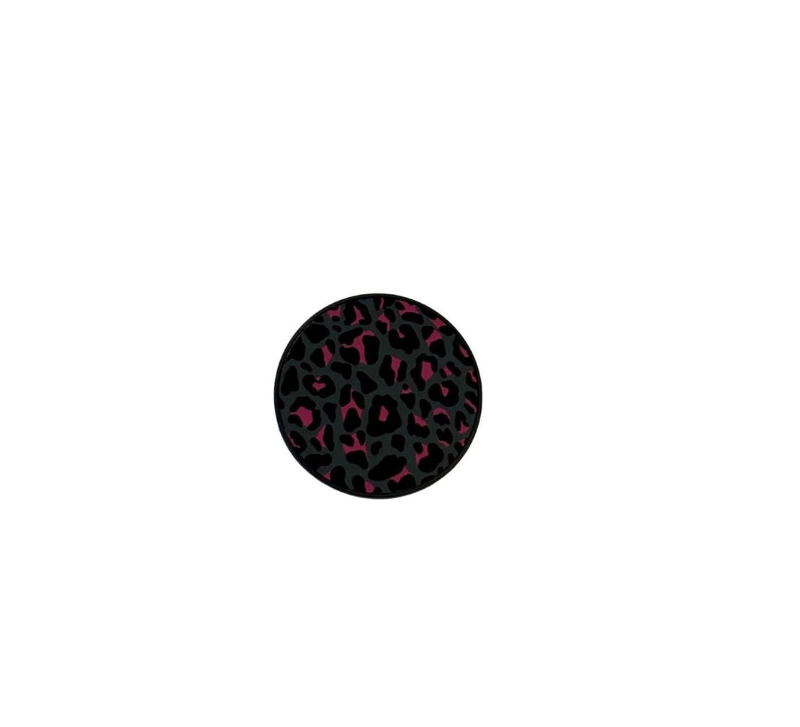 Pink Leopard Phone Grip