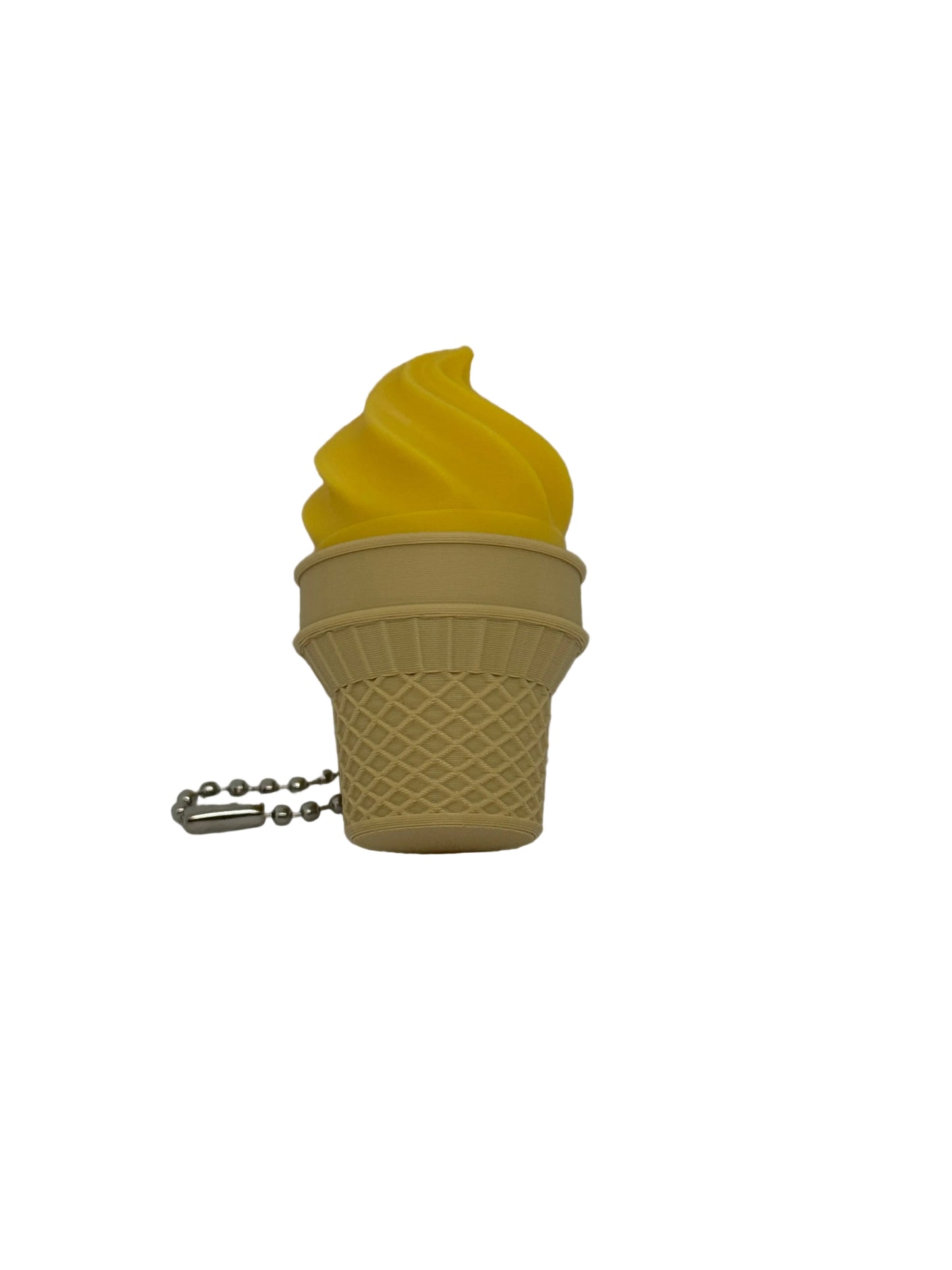 Ice Cream Cone Keychain Clicker
