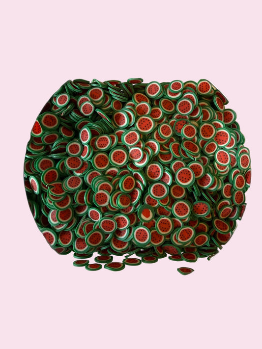 Watermelon Clay Slices