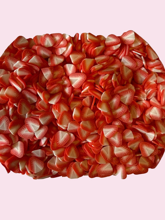 Strawberry Clay Slices
