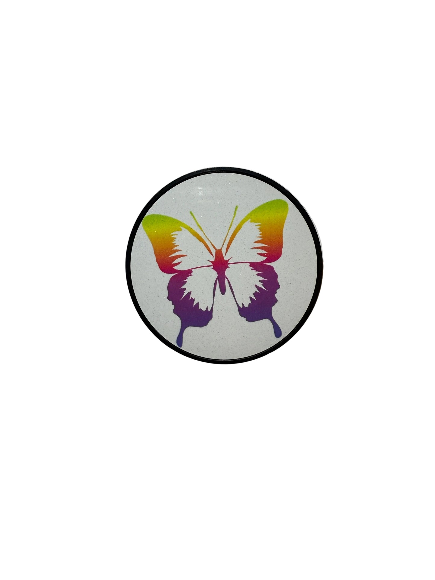 Rainbow Butterfly Phone Grip