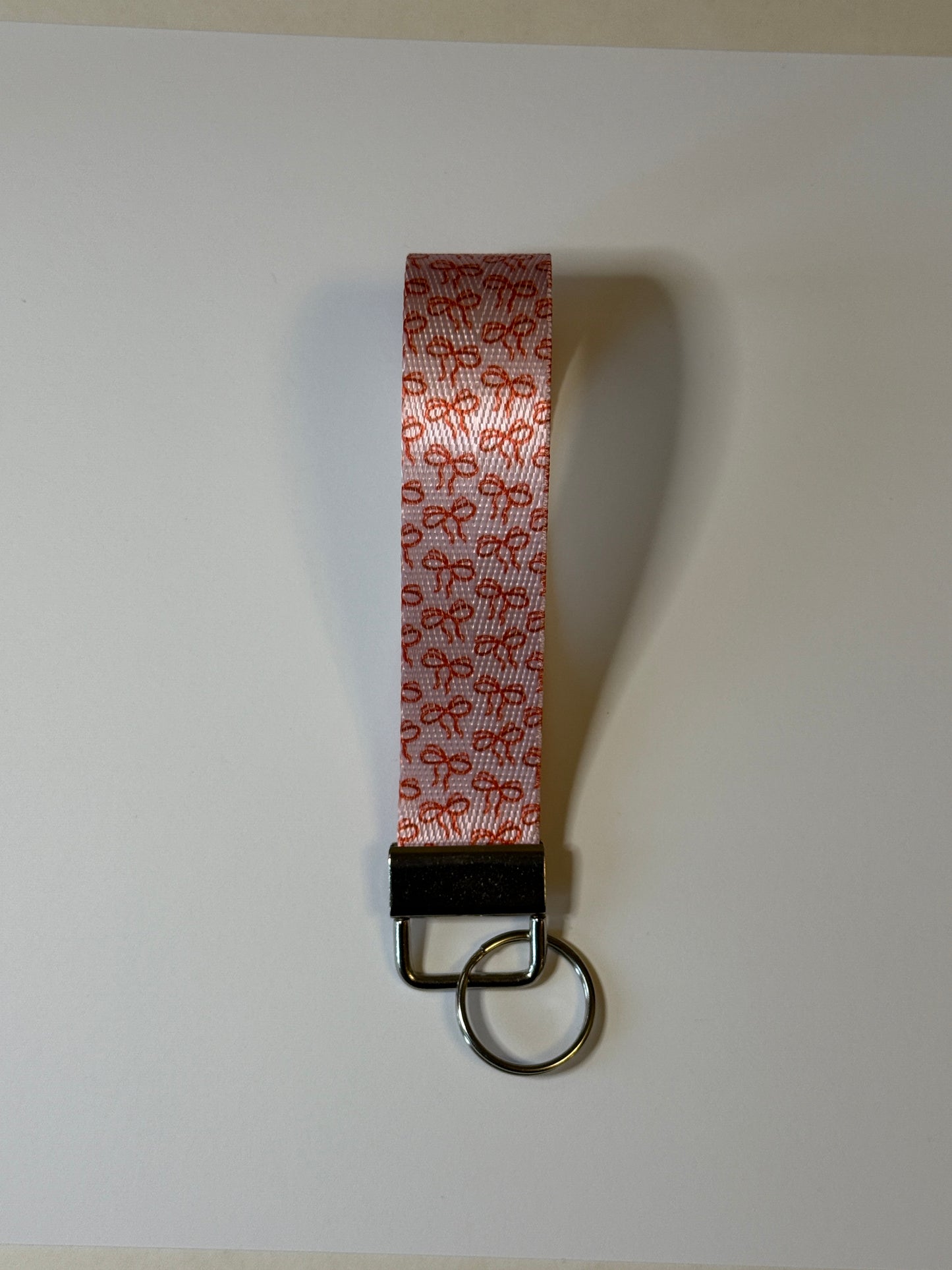 Red Bowlicious Wristlet Keychain