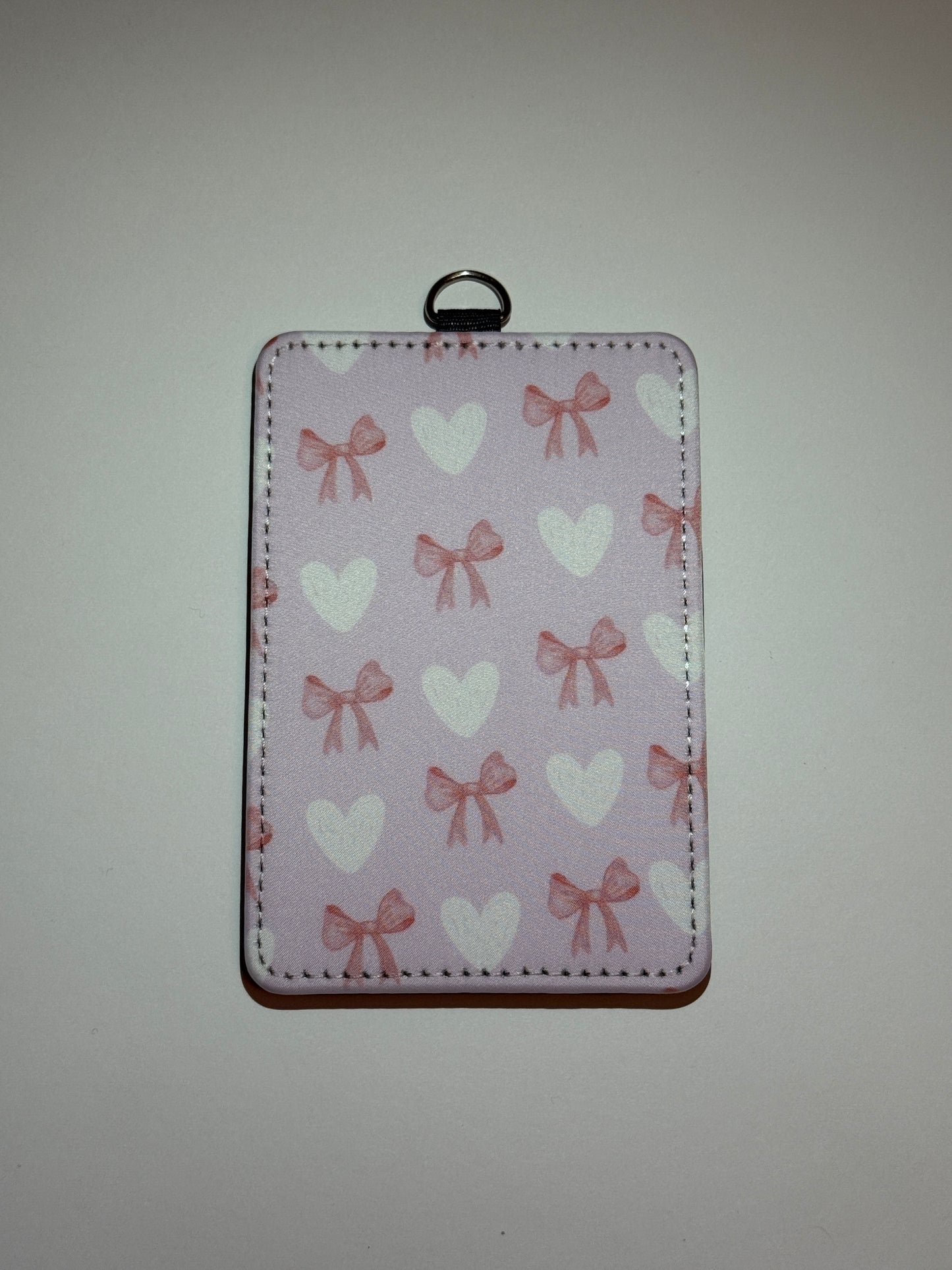 Bows & Hearts Id Card Holder