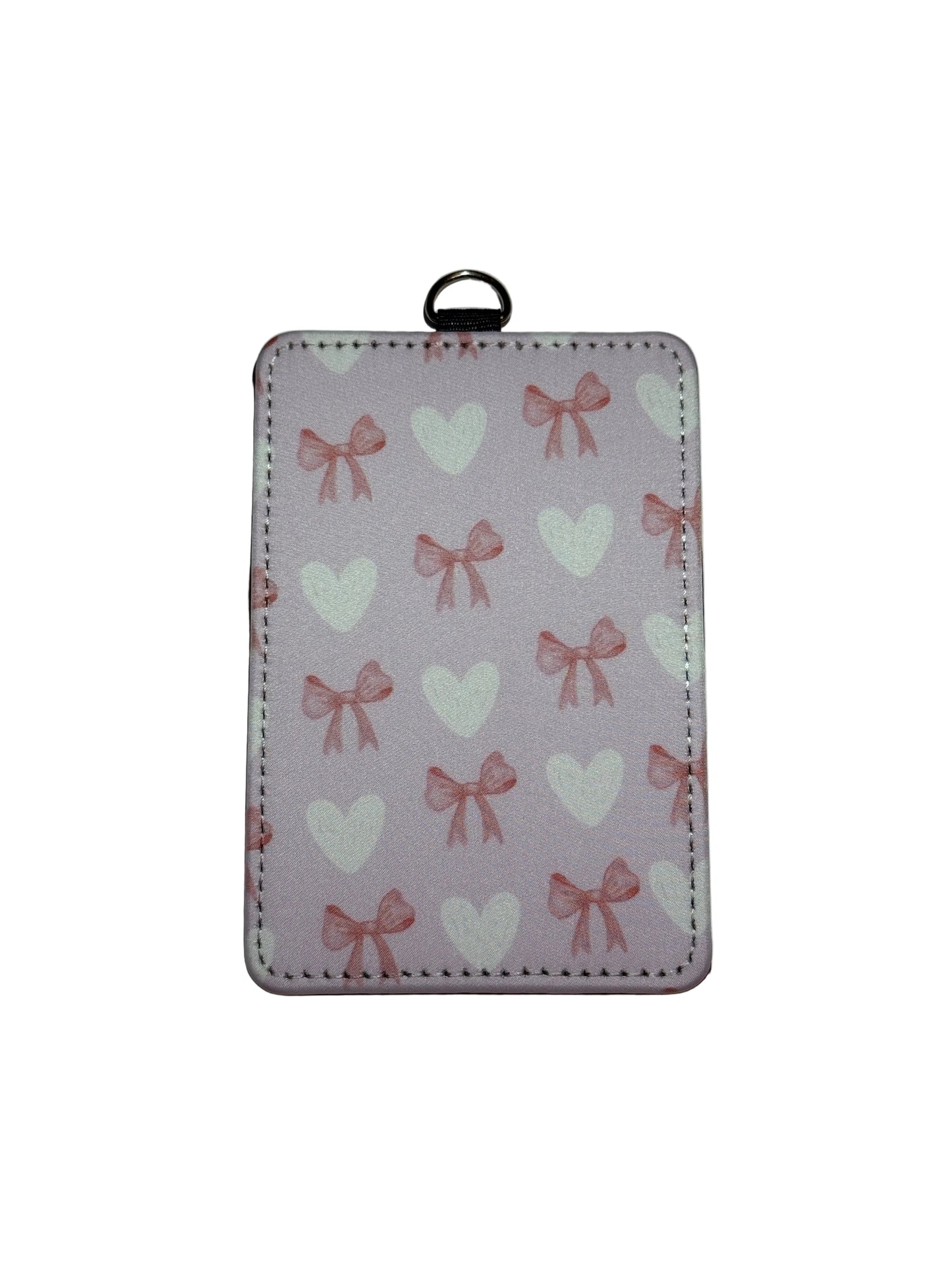 Bows & Hearts Id Card Holder