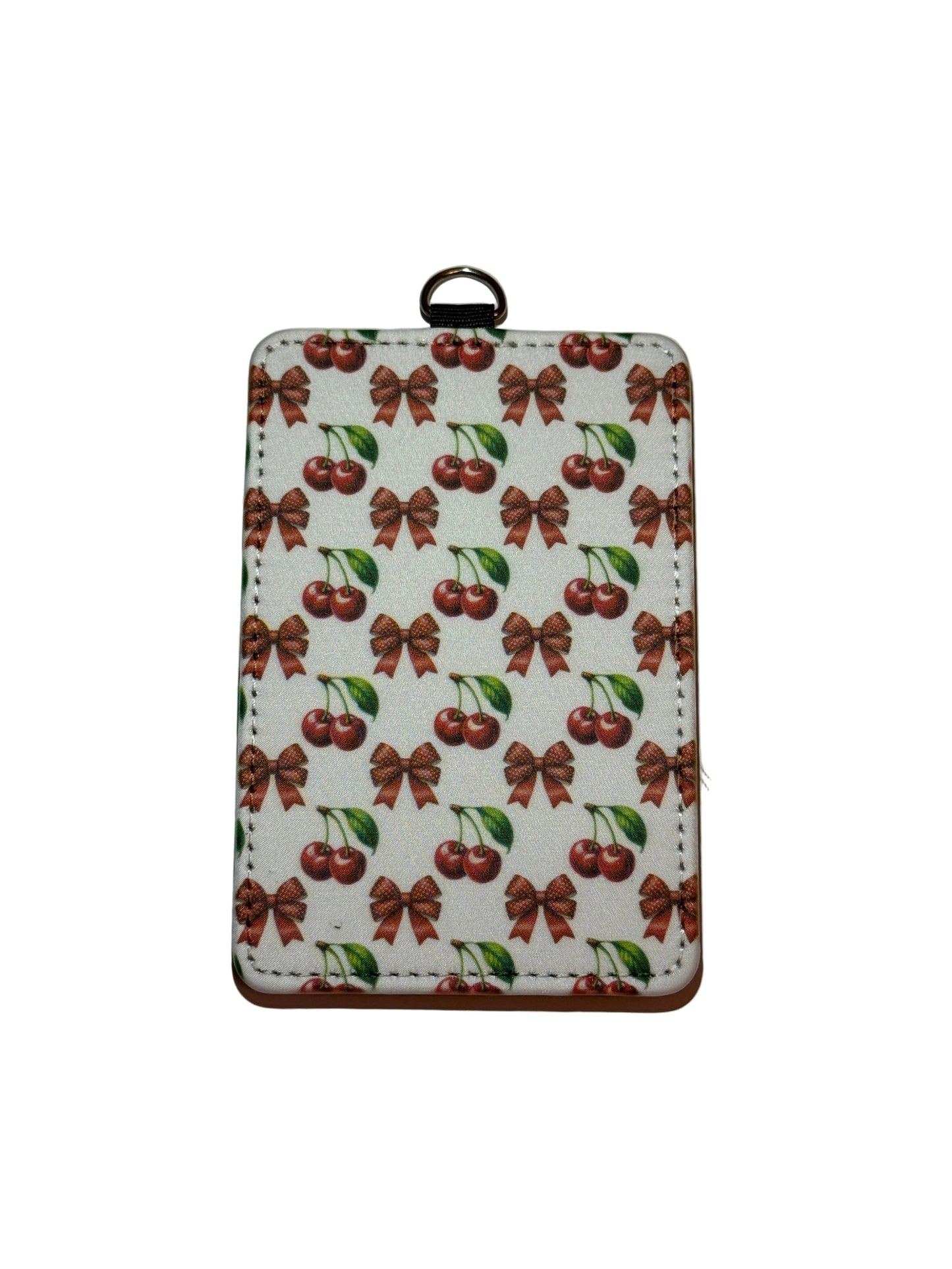 Cherries & Bows Id Card Holder