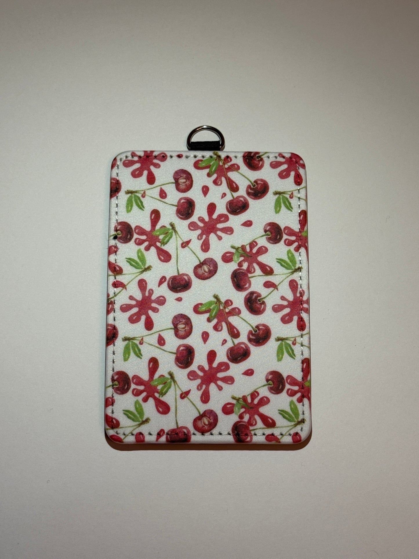 Cherry Splash Id Card Holder