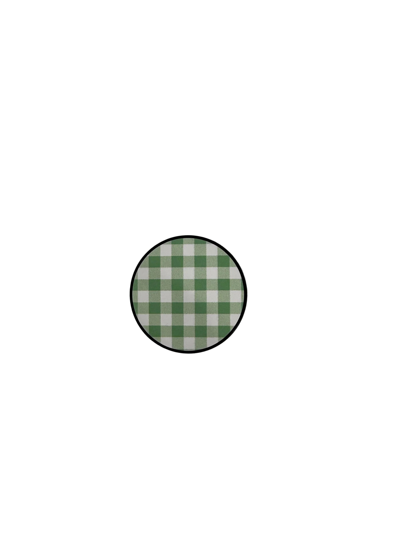 Green Tea Gingham Phone Grip