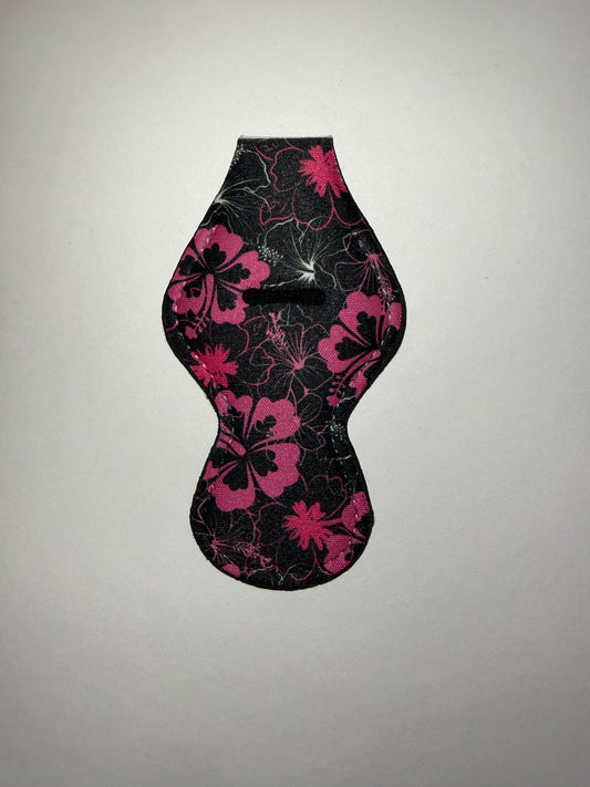Pink Hibiscus Chapstick Holder