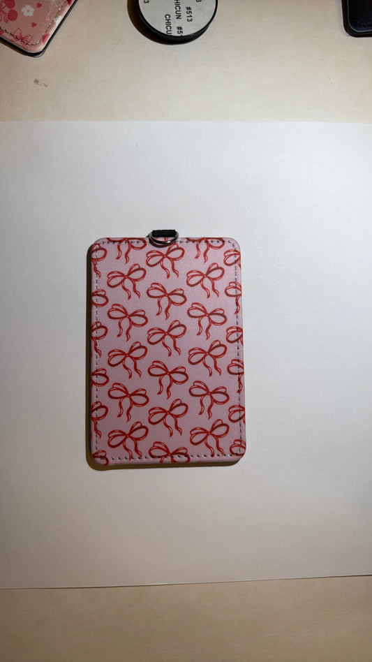 Red Bowlicious Id Card Holder