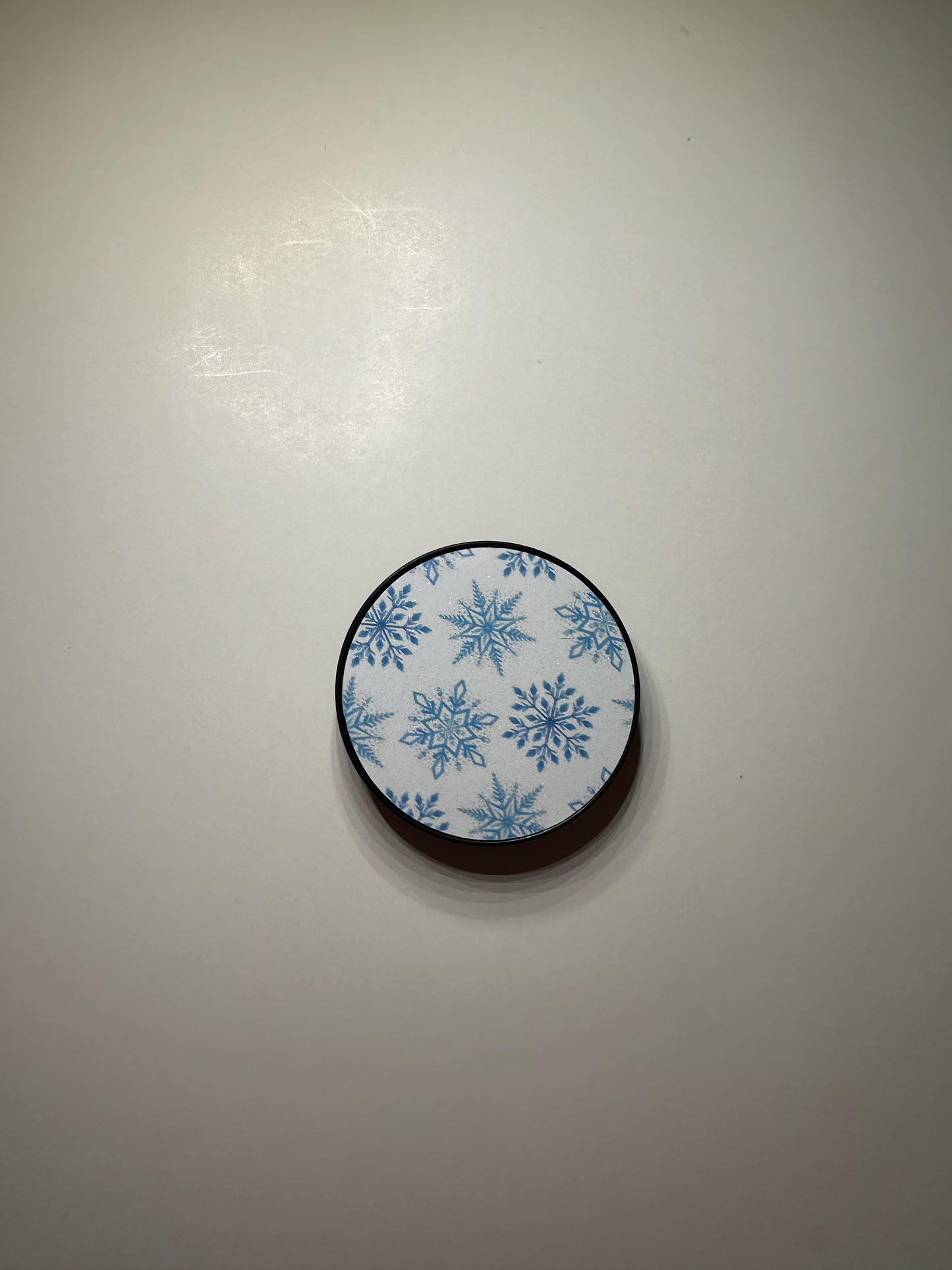 Blue Snowflake Phone Grip