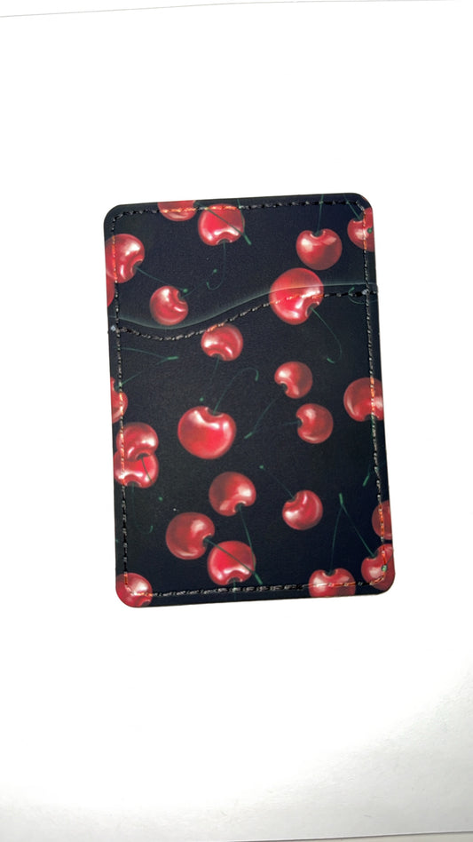 Sweet Cherry Adhesive Card holder