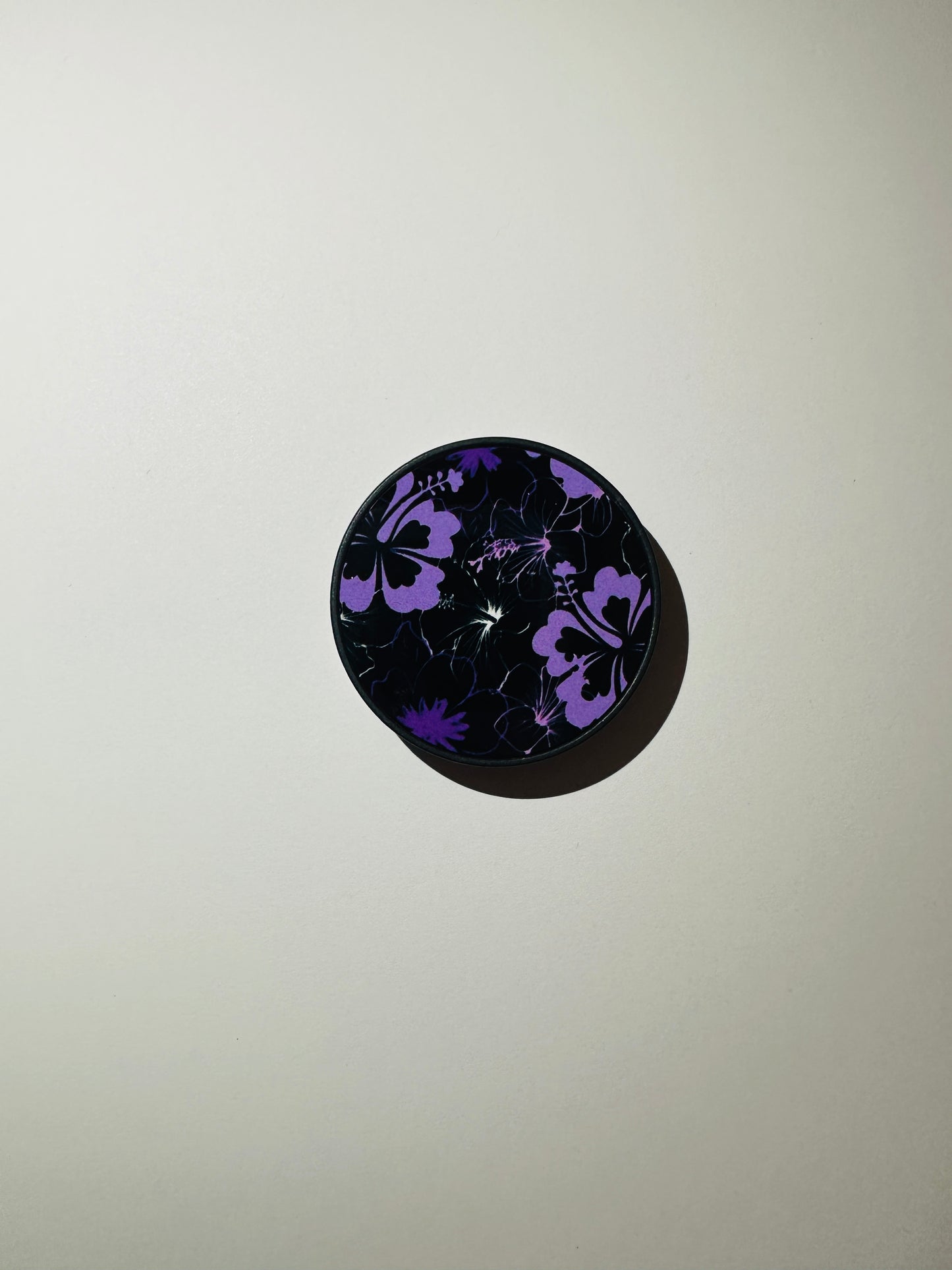 Purple Hibiscus Phone Grip