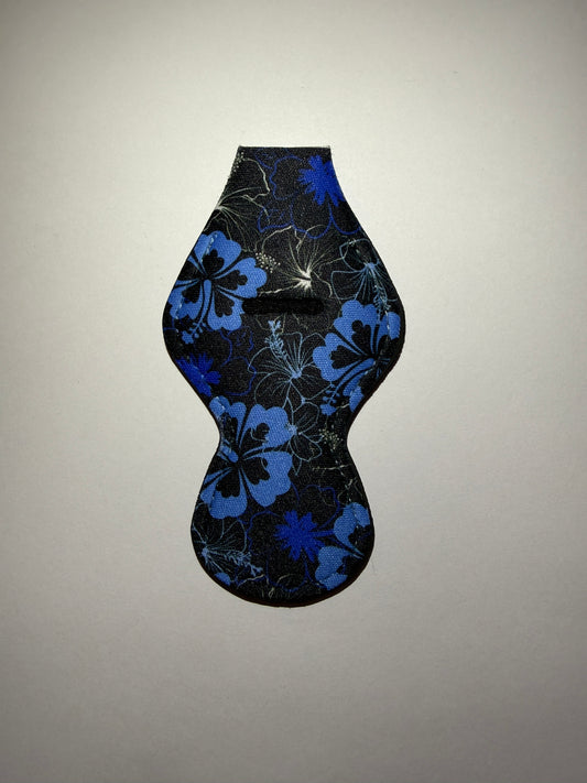 Blue Hibiscus Chapstick Holder