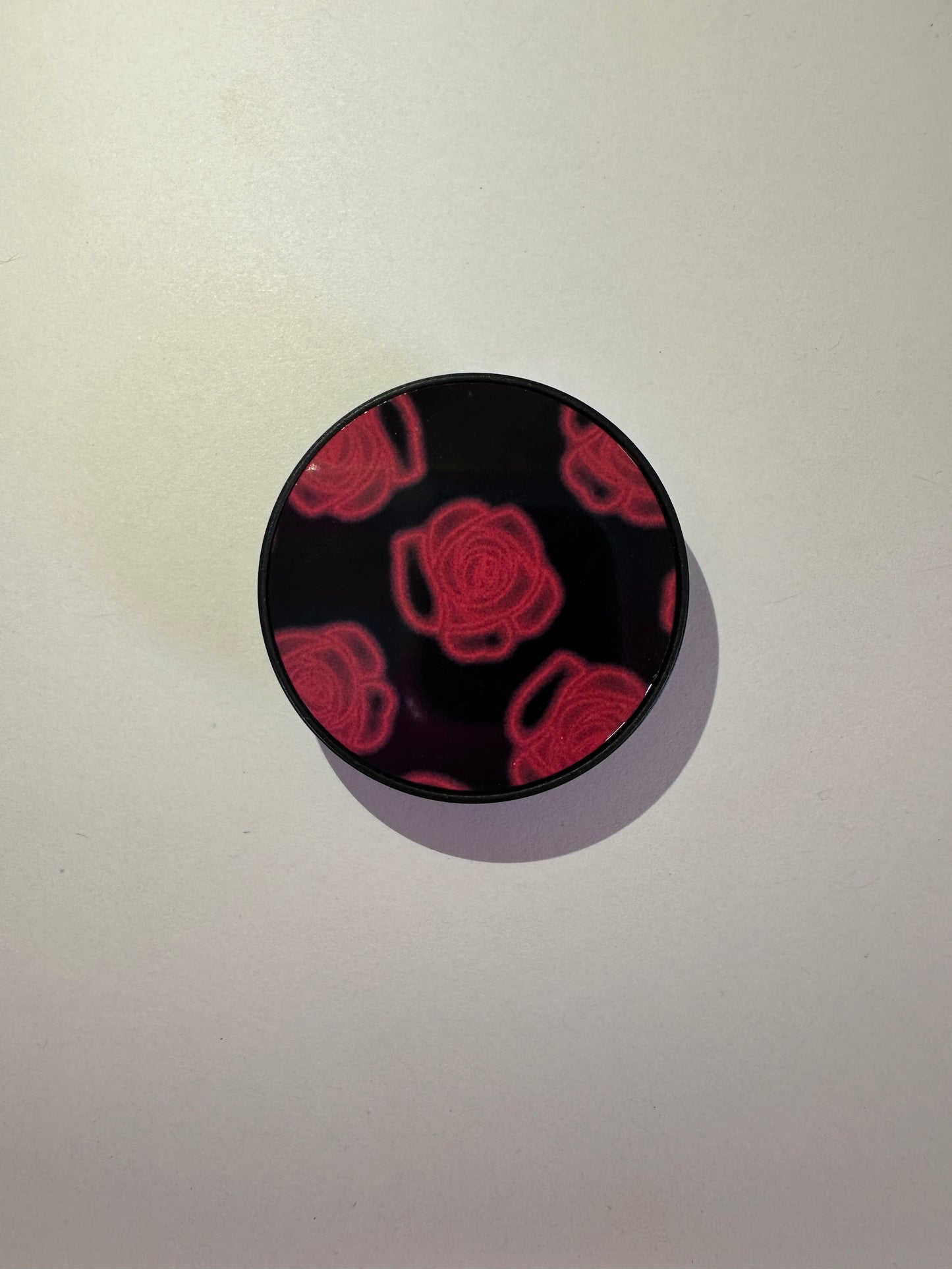 Neon Rose Phone Grip