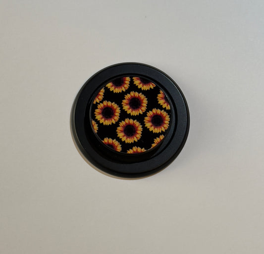 New!! Black Sunflowers MagSafe Phone Grip