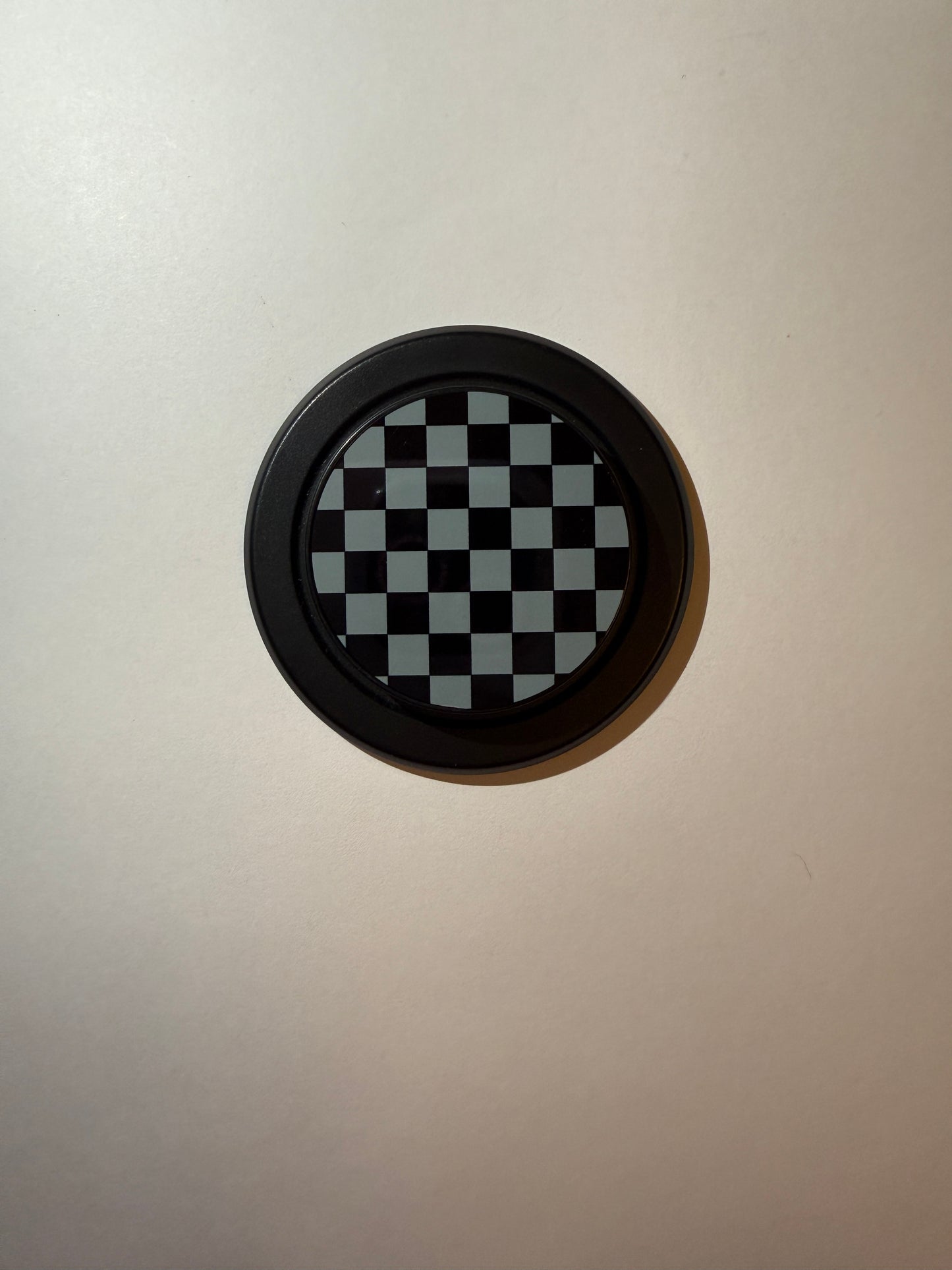 Gray Checkers MagSafe Phone Grip