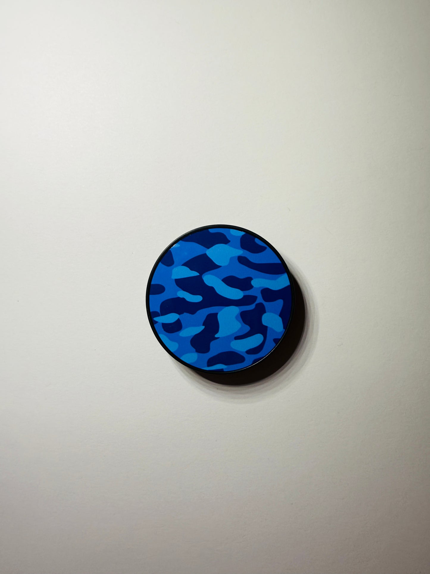 Crazy Blue Camo Phone Grip