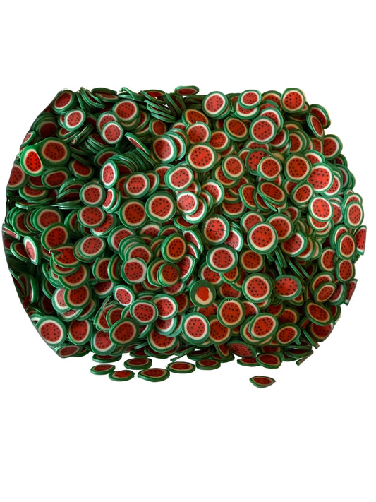 Watermelon Clay Slices