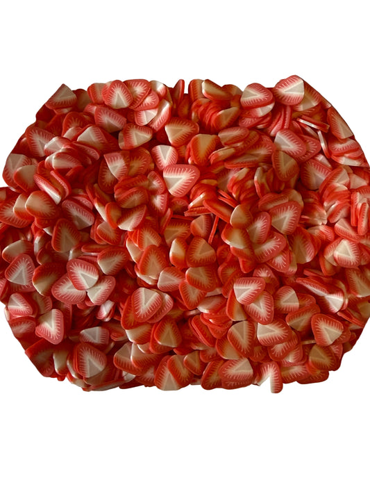 Strawberry Clay Slices