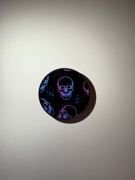Neon Skulls Phone Grip