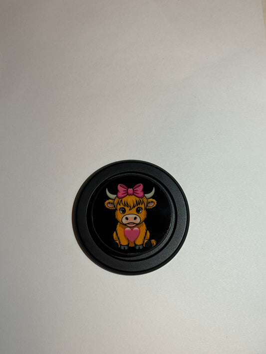 New!! V-Day Highland Cow MagSafe Phone Grip