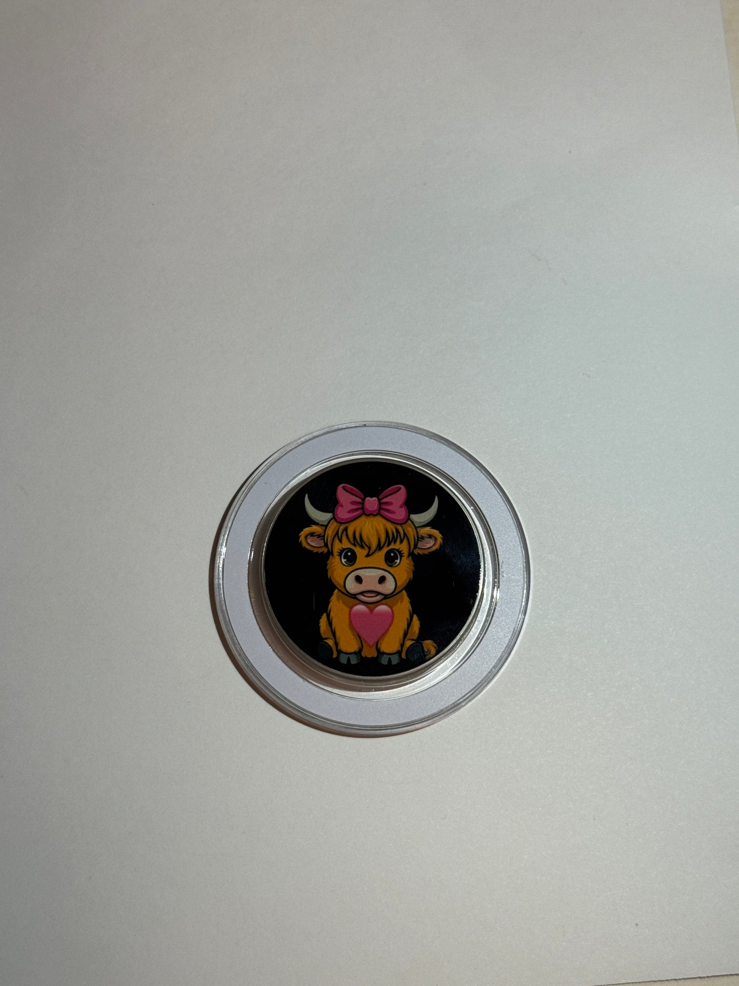 New!! V-Day Highland Cow MagSafe Phone Grip