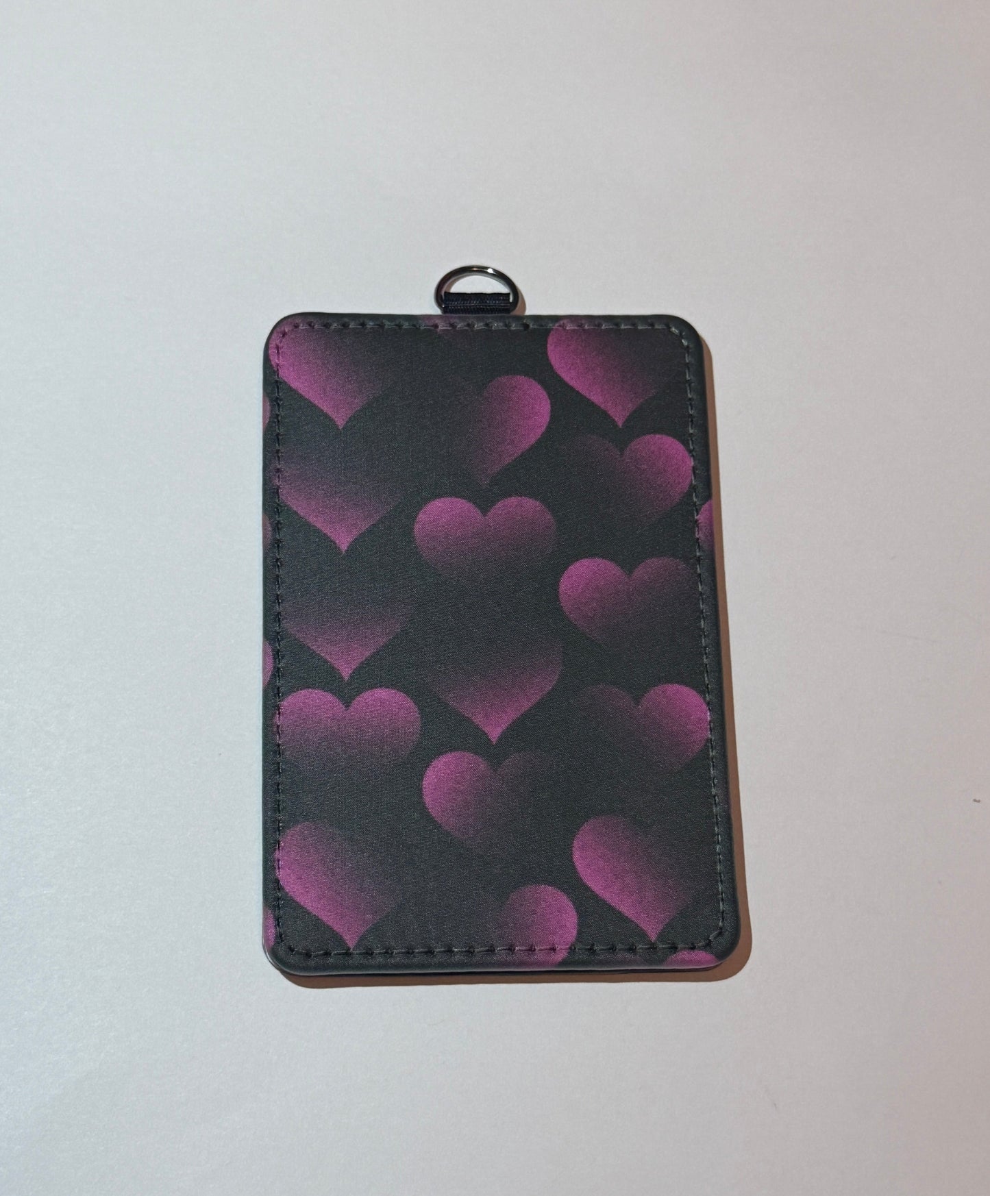 Ombré Hearts Id Card Holder