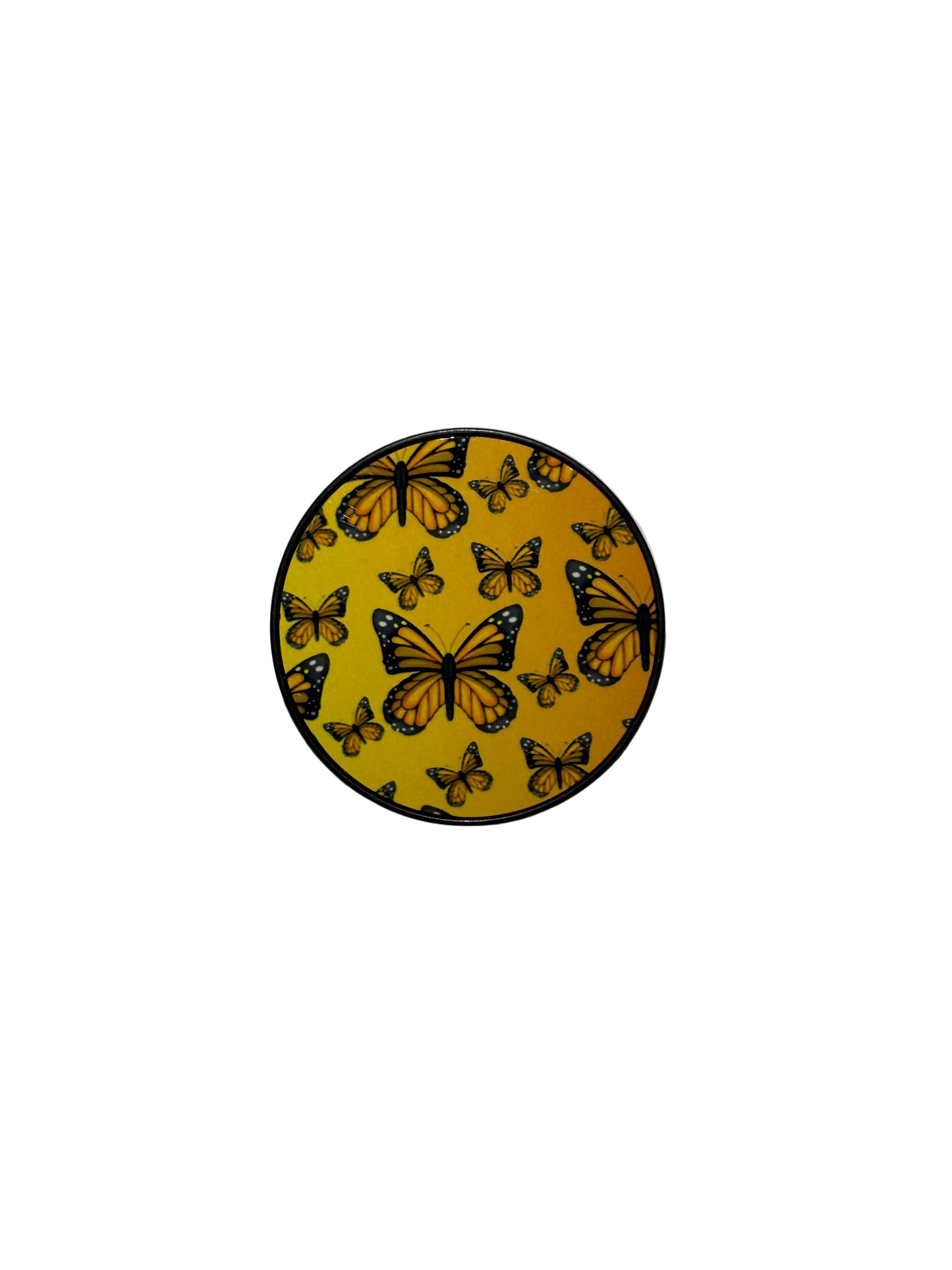 Orange Butterflies Phone Grip