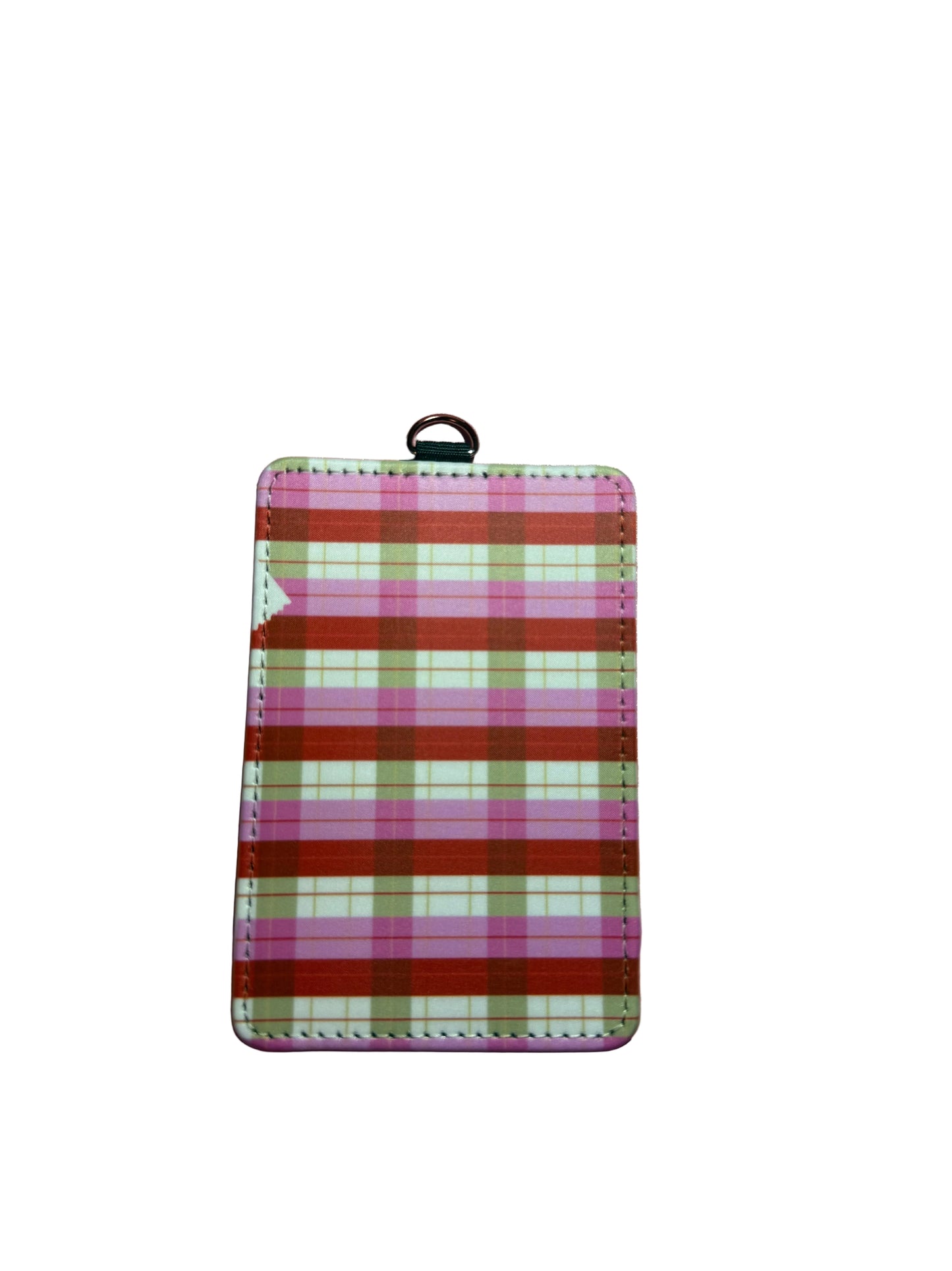 Very Berry Gingham Id Card Holder