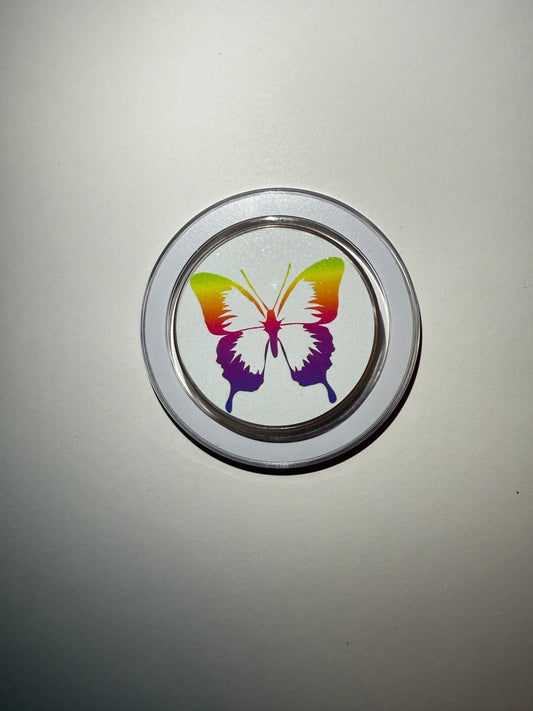 New!! Rainbow Butterfly MagSafe Phone Grip