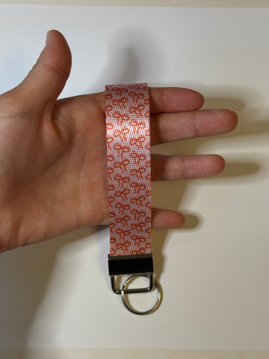 Red Bowlicious Wristlet Keychain