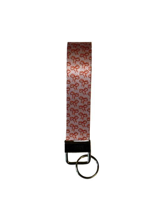 Red Bowlicious Wristlet Keychain
